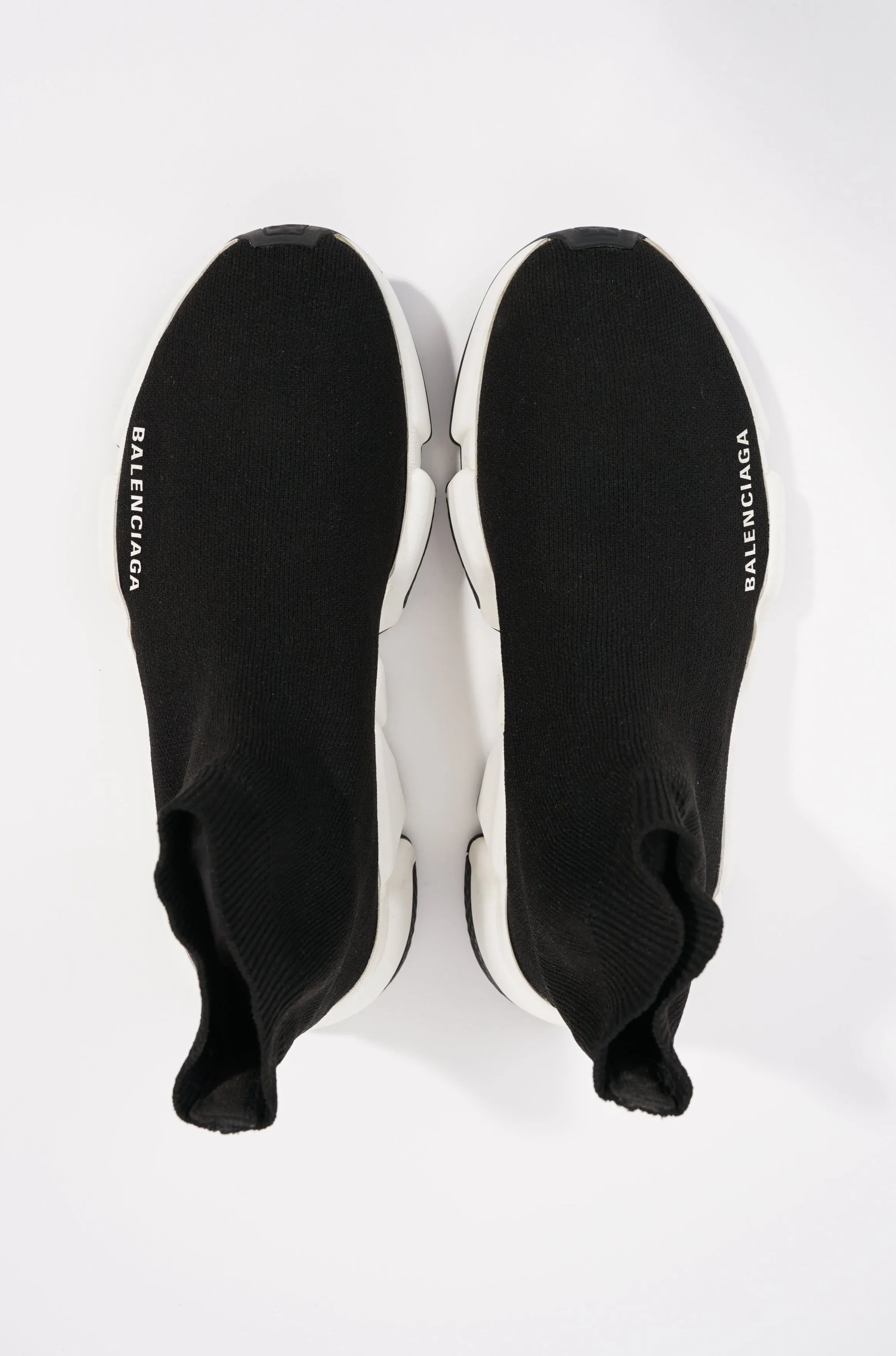 Balenciaga Womens Speed Trainers Black / White EU 37 / UK 4