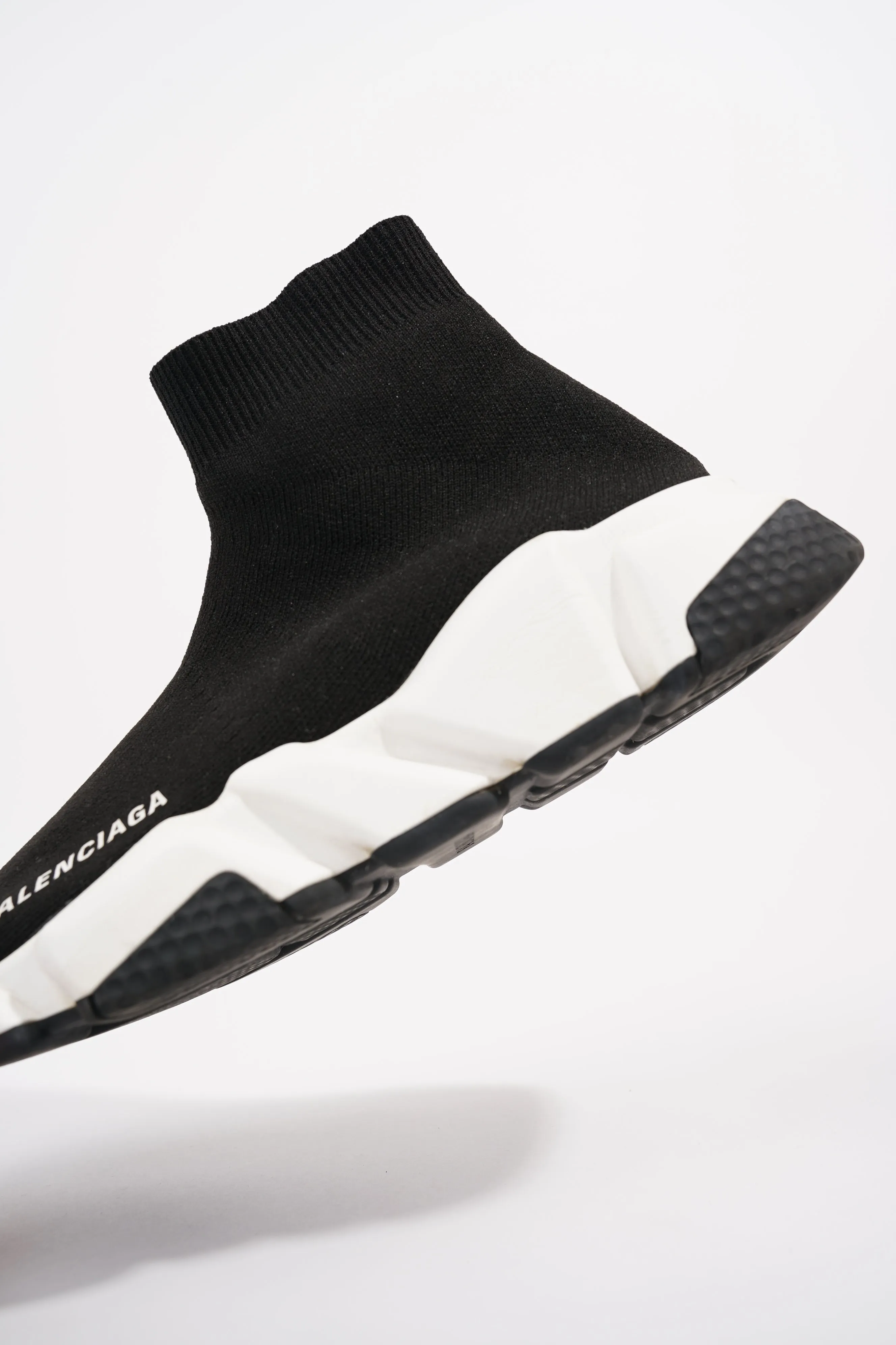 Balenciaga Womens Speed Trainers Black / White EU 37 / UK 4