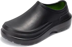 Chef Shoes Non Slip Clogs Work Kitchen Shoes Zapatos De Chef for Men Leather Slippers Size 11