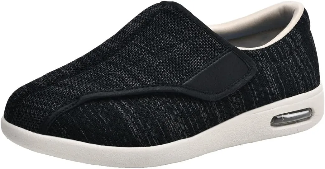 Diabetic Slippers for Women Men Memory Foam Arthritis Edema Walking Shoes Adjustable Swollen Feet Indoor Outdoor Shoes