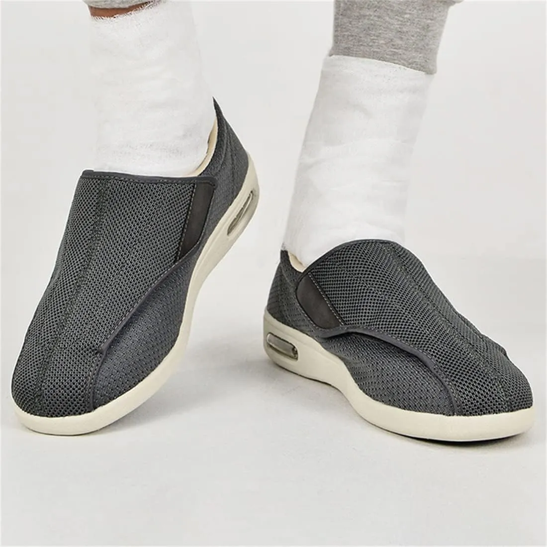 Diabetic Slippers for Women Men Memory Foam Arthritis Edema Walking Shoes Adjustable Swollen Feet Indoor Outdoor Shoes
