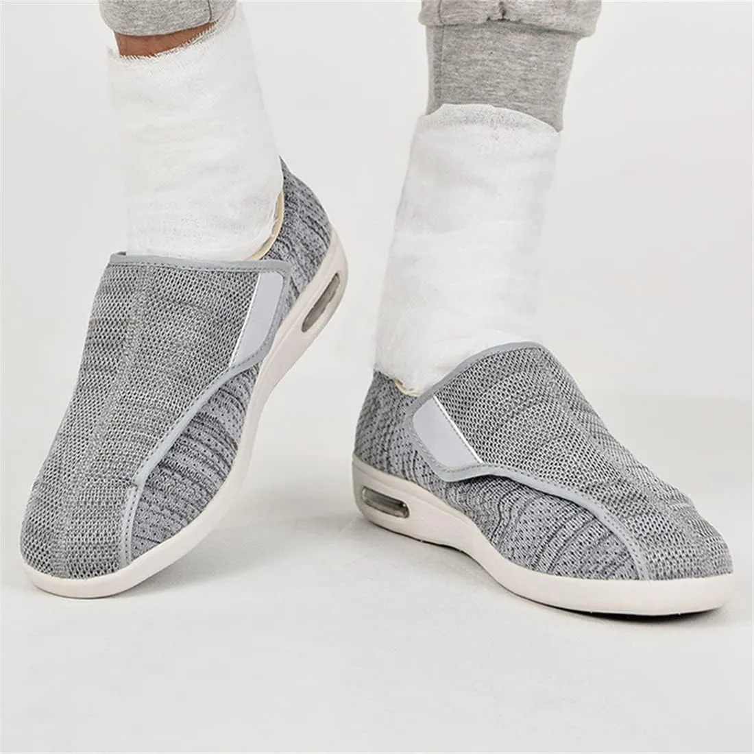 Diabetic Slippers for Women Men Memory Foam Arthritis Edema Walking Shoes Adjustable Swollen Feet Indoor Outdoor Shoes