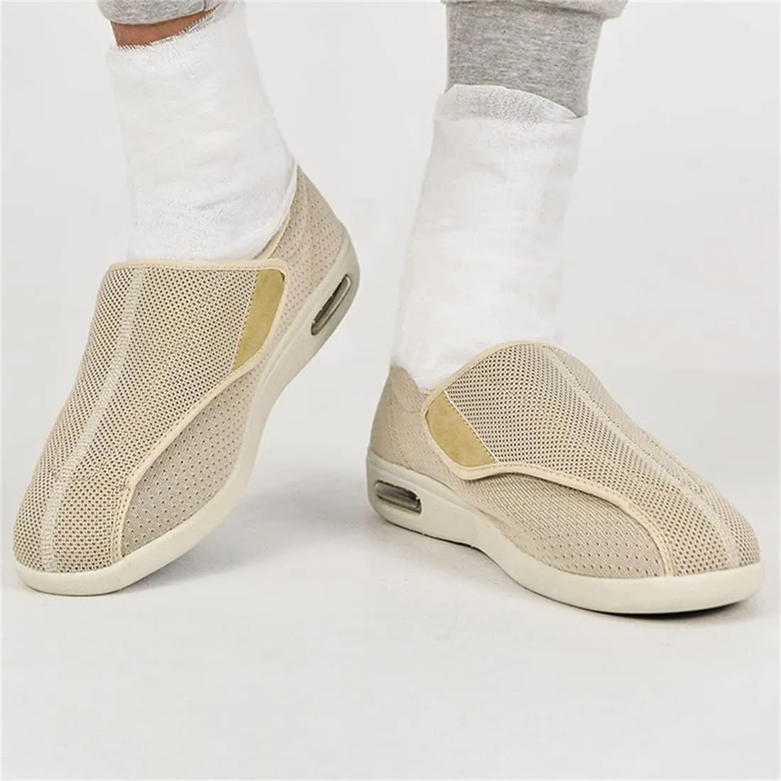 Diabetic Slippers for Women Men Memory Foam Arthritis Edema Walking Shoes Adjustable Swollen Feet Indoor Outdoor Shoes