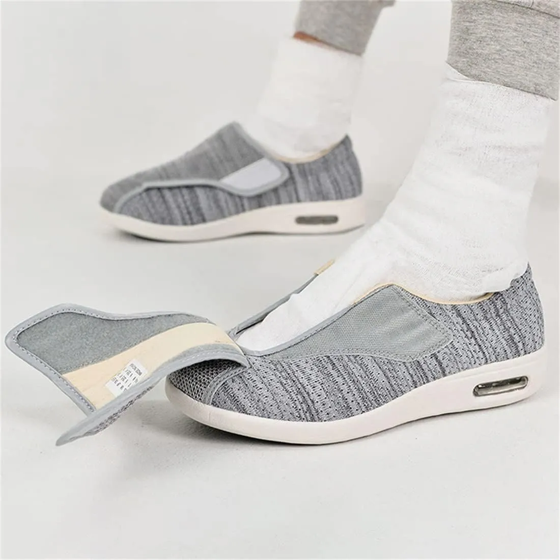 Diabetic Slippers for Women Men Memory Foam Arthritis Edema Walking Shoes Adjustable Swollen Feet Indoor Outdoor Shoes
