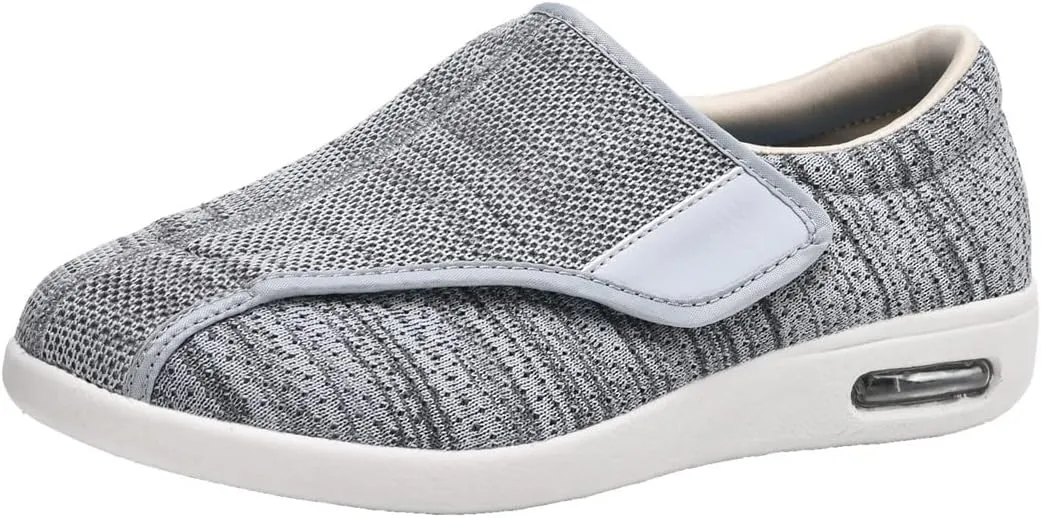 Diabetic Slippers for Women Men Memory Foam Arthritis Edema Walking Shoes Adjustable Swollen Feet Indoor Outdoor Shoes