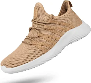 Feethit Womens Slip On Running Shoes Non Slip Walking Shoes Lightweight Gym Workout Shoes Breathable Fashion Sneakers
