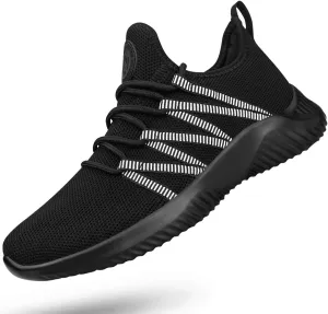 Feethit Womens Slip On Running Shoes Non Slip Walking Shoes Lightweight Gym Workout Shoes Breathable Fashion Sneakers
