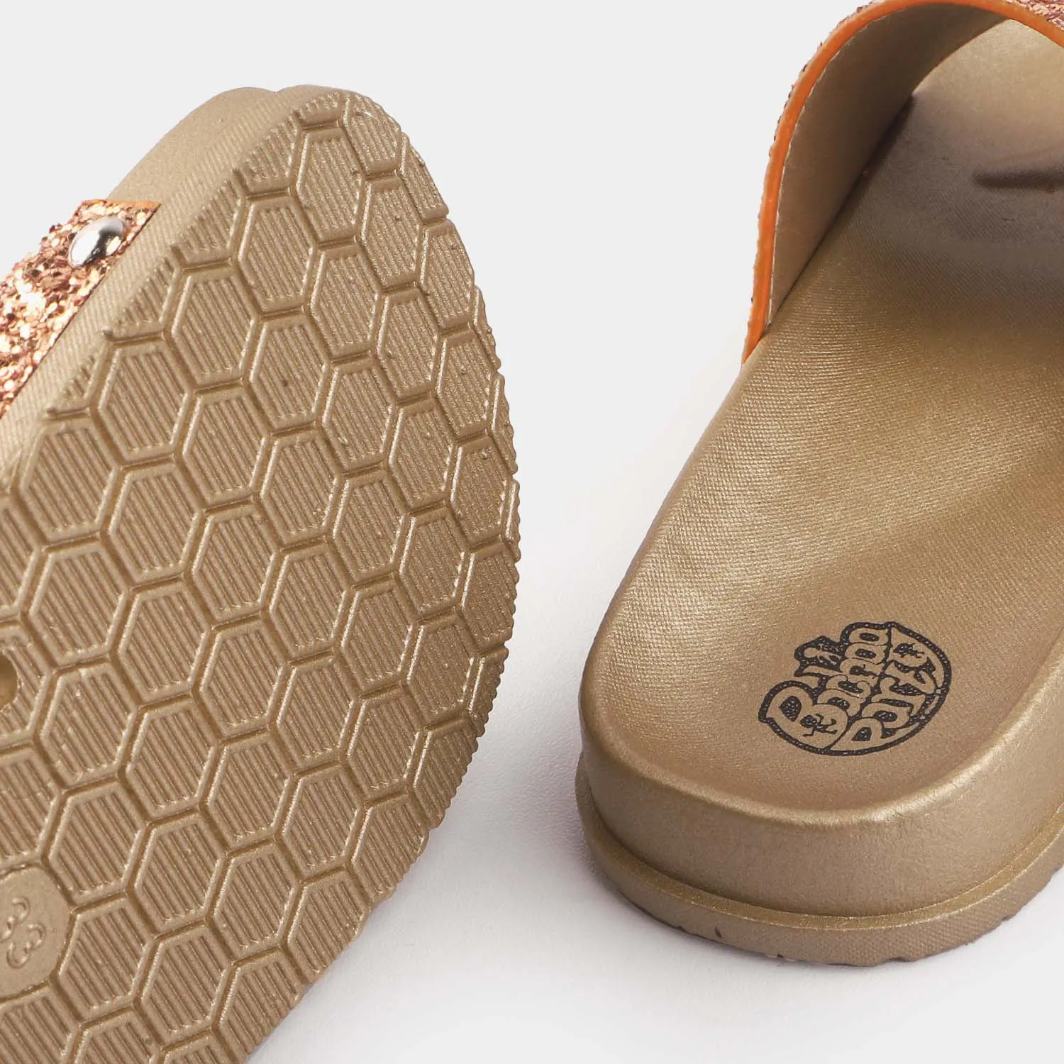 Girls Slipper CL-20-Golden