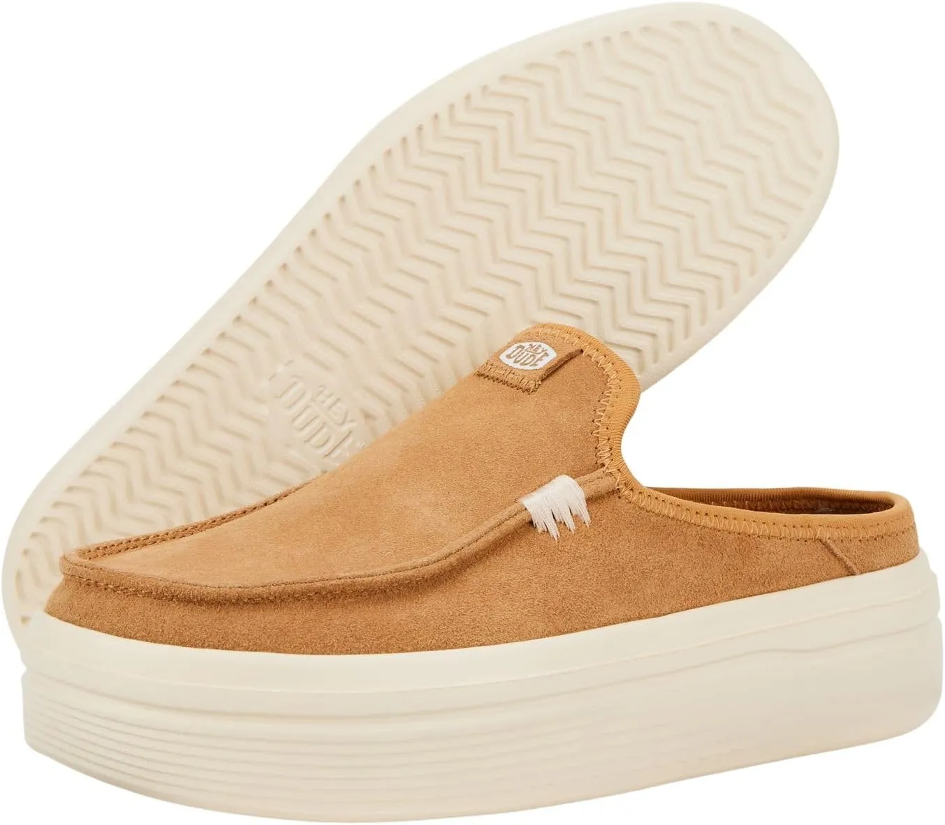 HEYDUDE Austin Lift Classic Moss Size 8, Women??s Shoes, Slip-on Loafers, Comfortable & Light-Weight