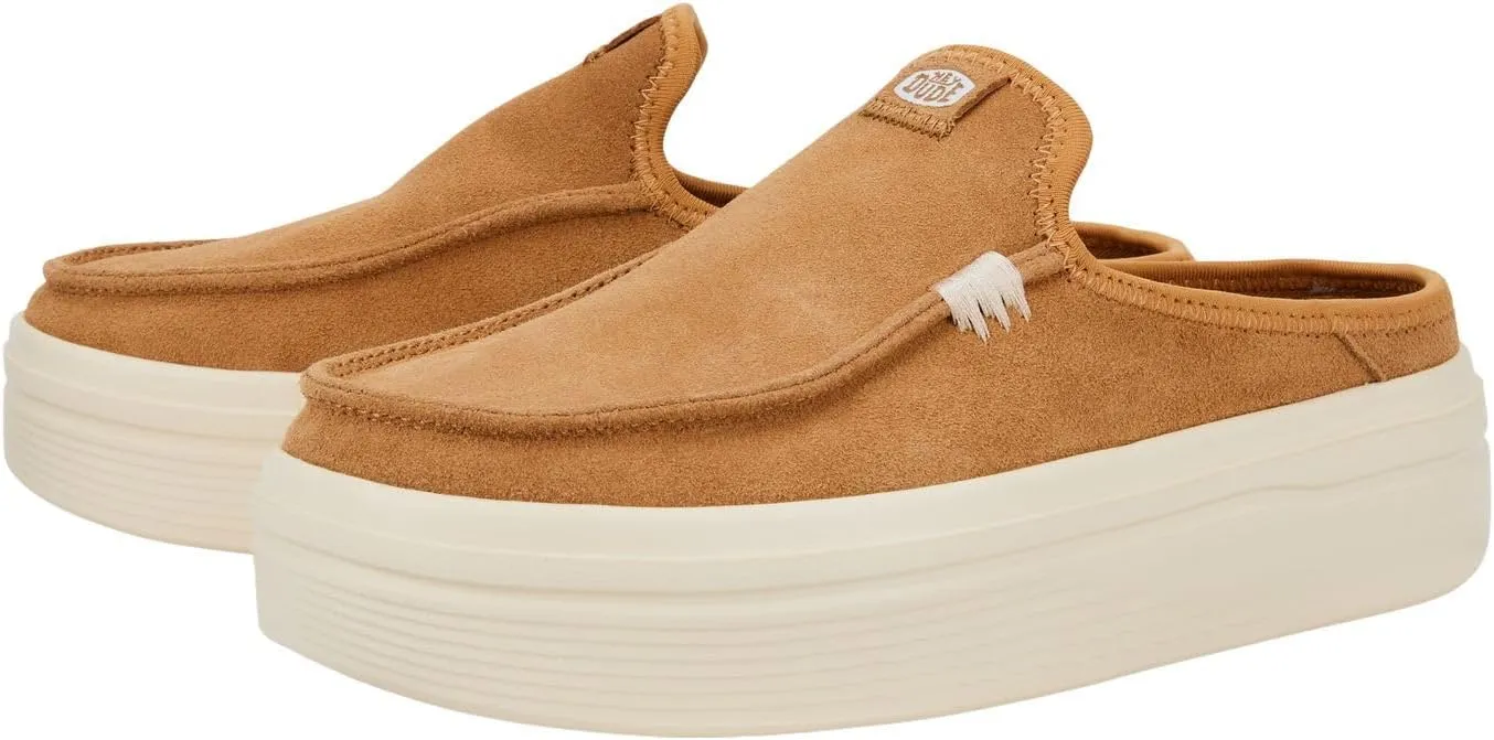 HEYDUDE Austin Lift Classic Moss Size 8, Women??s Shoes, Slip-on Loafers, Comfortable & Light-Weight