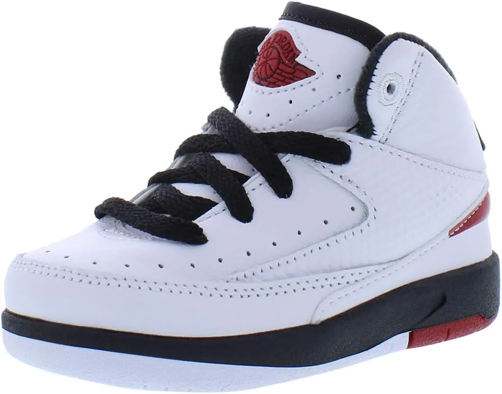 Jordan 2 Retro (Infant/Toddler) White/Varsity Red/Black 4 Toddler M