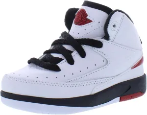 Jordan 2 Retro (Infant/Toddler) White/Varsity Red/Black 4 Toddler M