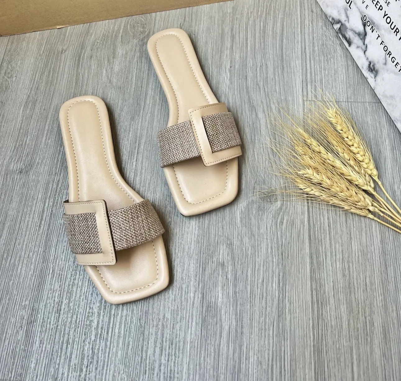 Matching Soft Bottom Beach Slippers Wome