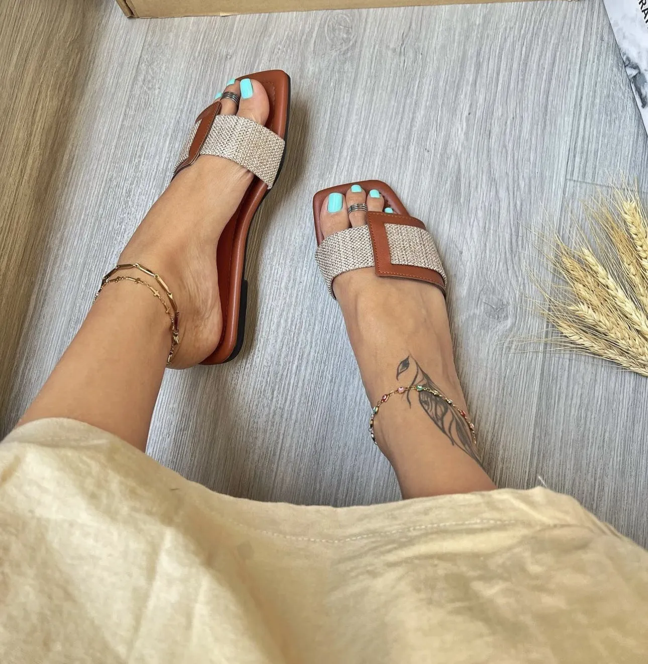 Matching Soft Bottom Beach Slippers Wome