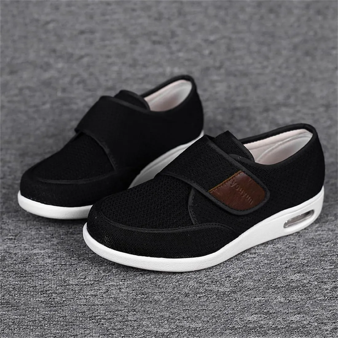 Men's Diabetic Shoes, Large Size Wide Orthopedic Edema Shoes Non-Slip Memory Foam Slippers for Swollen Feet Plantar Fasciitis