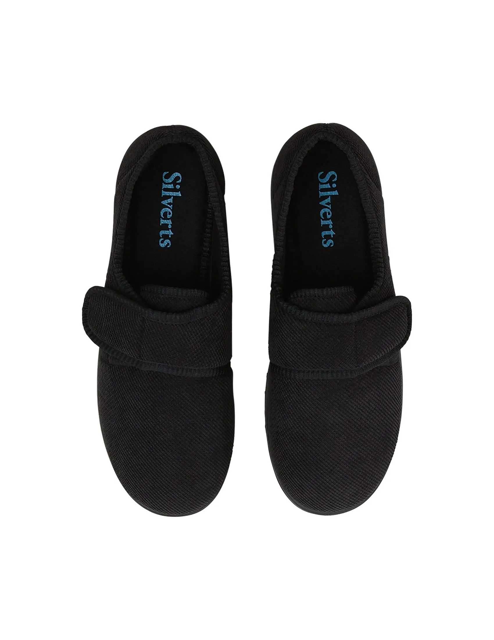 Men's Soft Wide Adjustable Slippers