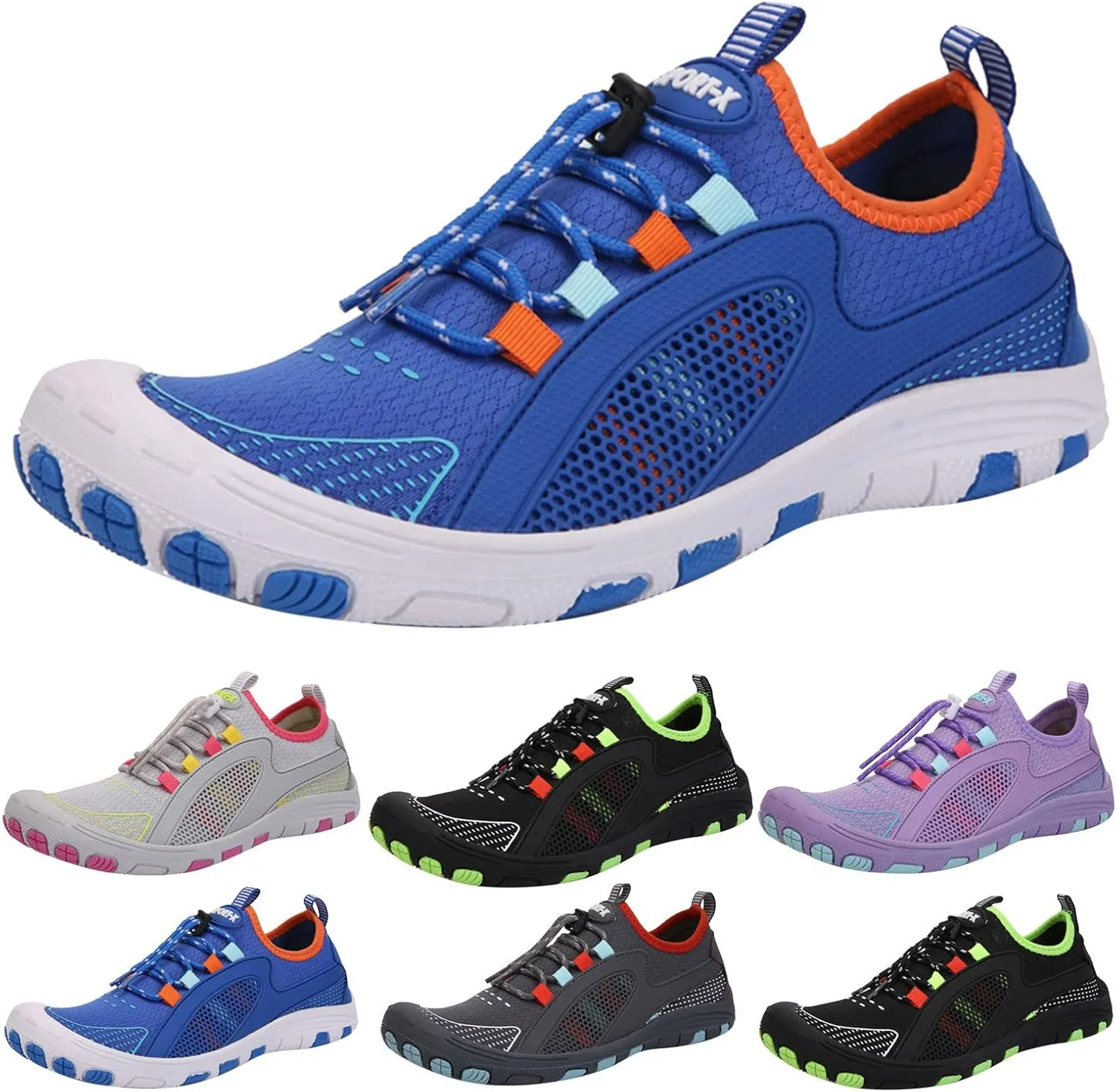 Mens Water Proof Shoes Size 12 Closed Toe Non Slip Hiking Water Shoes Men Womens Wide Width Water Shoes Slip on Soft Beach Shoes for Pool Beach Surf Walking Water Park