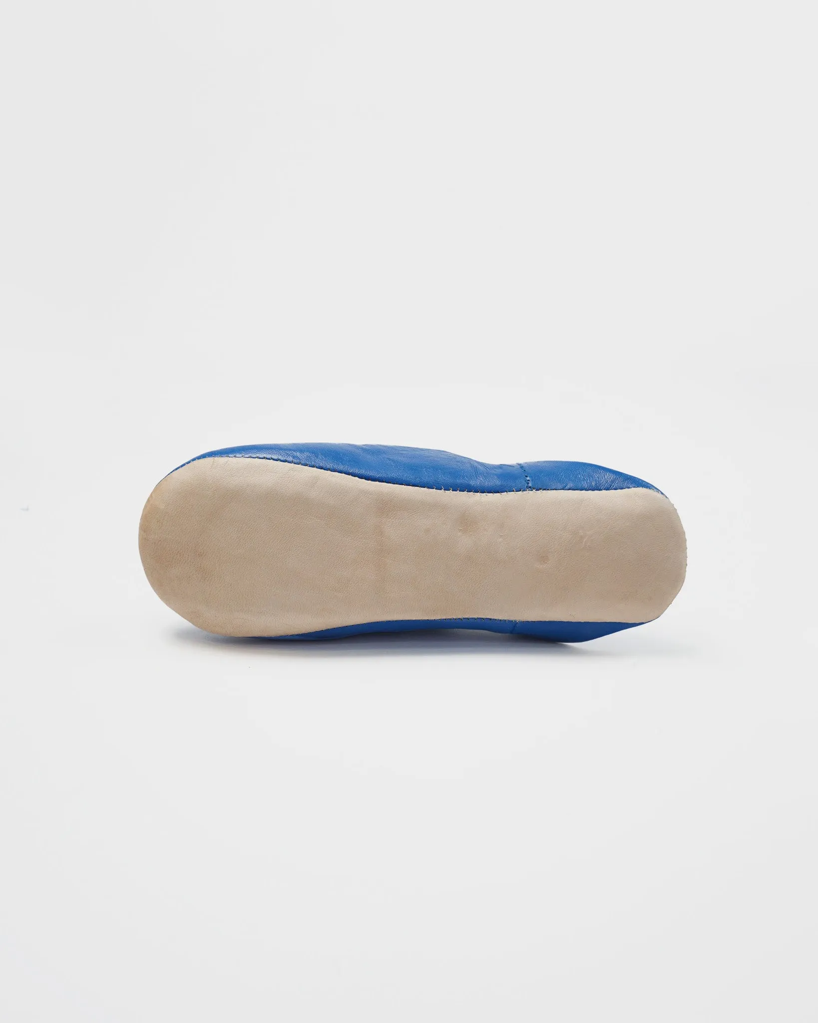 Moroccan Babouche Basic Slippers / Majorelle Blue