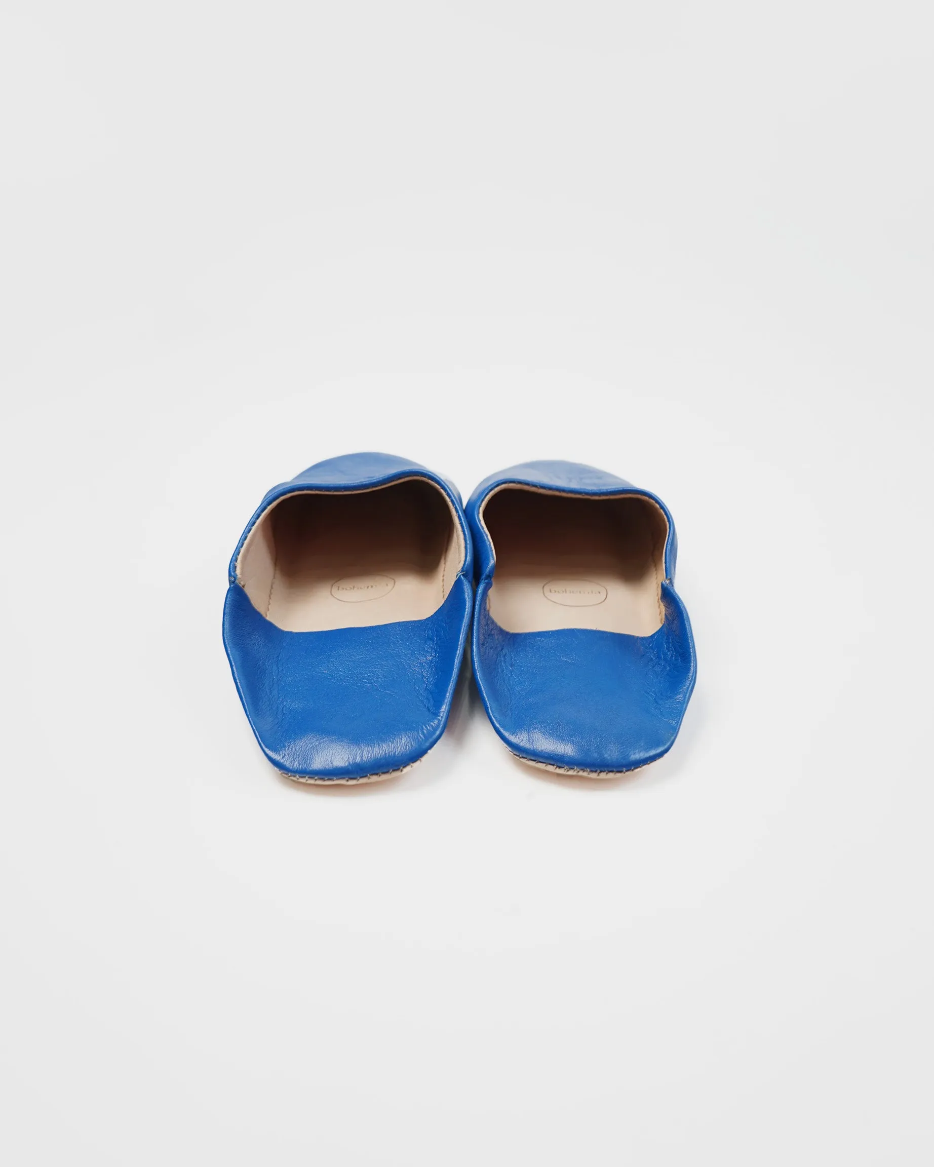Moroccan Babouche Basic Slippers / Majorelle Blue