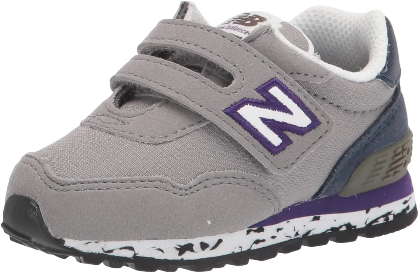 New Balance Baby-Boy's 515 V1 Hook and Loop Sneaker