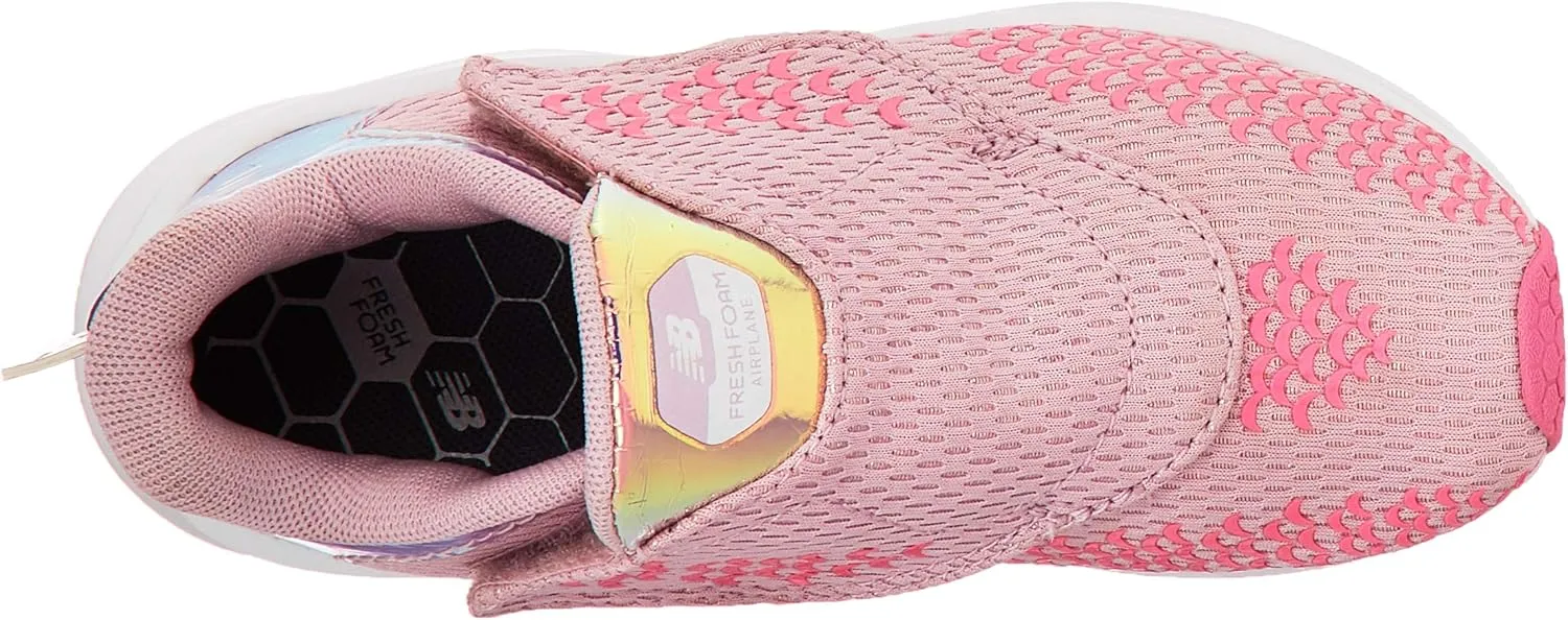 New Balance Kid's Airplane V1 Hook and Loop Running Shoe