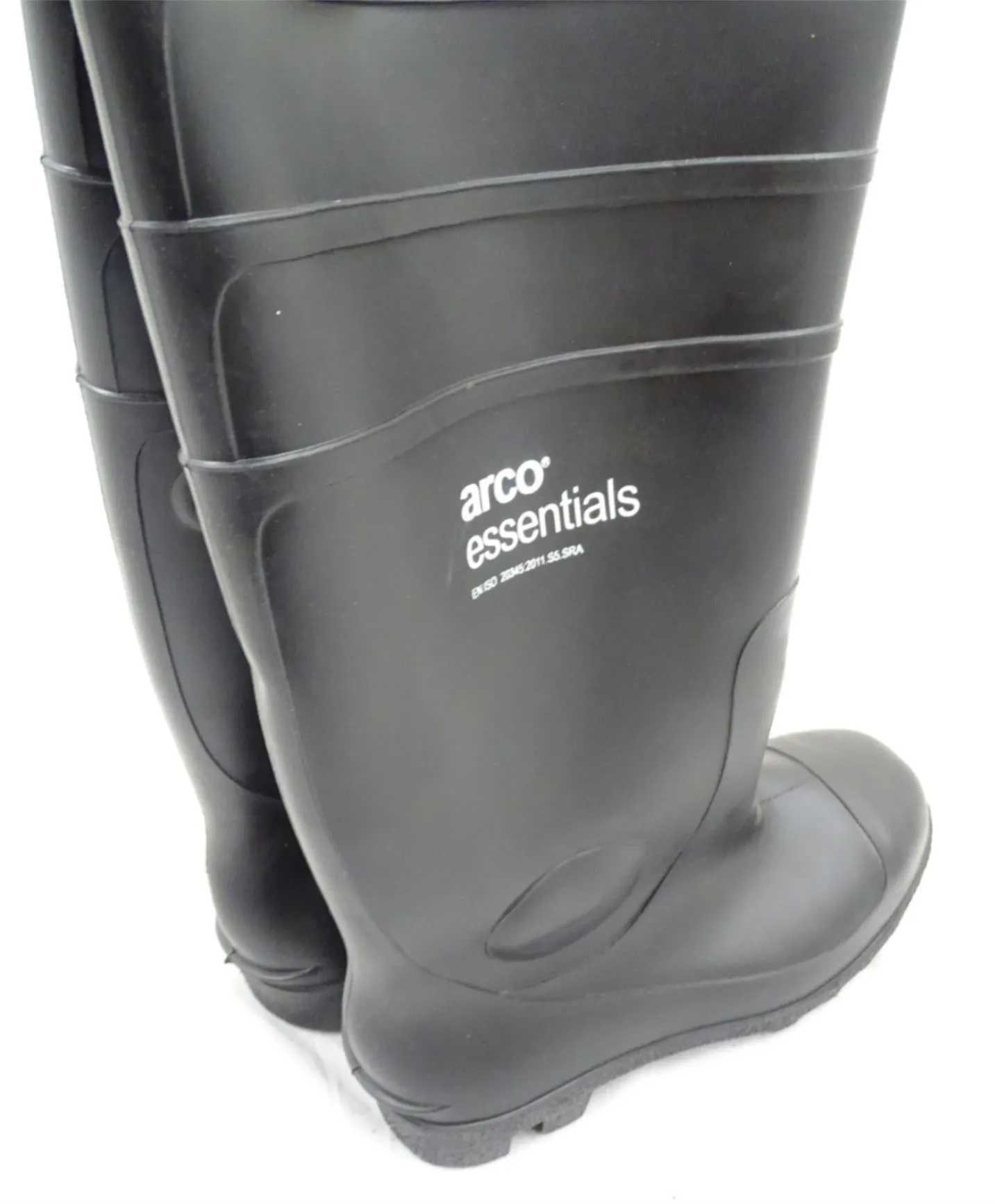 New Black Arco Essentials Steel Toe Cap Wellington Boots Wellies