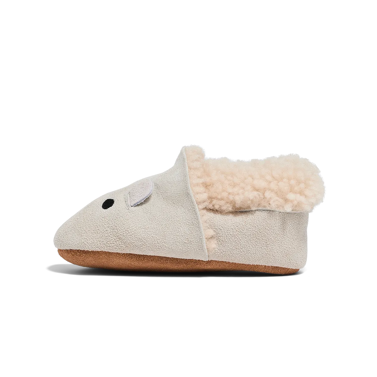 Pretty Brave Cosy Moc Baby Slippers (Snow)