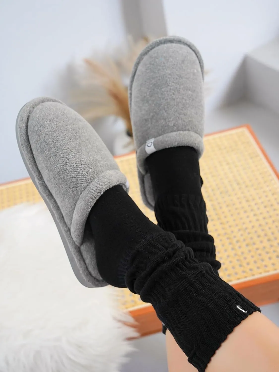 Project Cloud Memory Foam Non Slip Indoor Outdoor Slippers for Women - Fuzzy Slippers - Gifts for Women