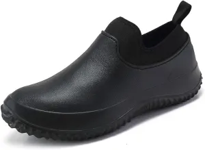Rojeam Mens Rain Boots Waterproof Womens Work Clog Outdoor Garden Shoes