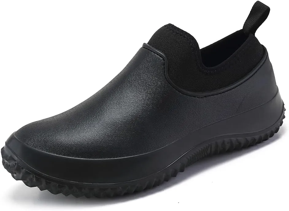 Rojeam Mens Rain Boots Waterproof Womens Work Clog Outdoor Garden Shoes