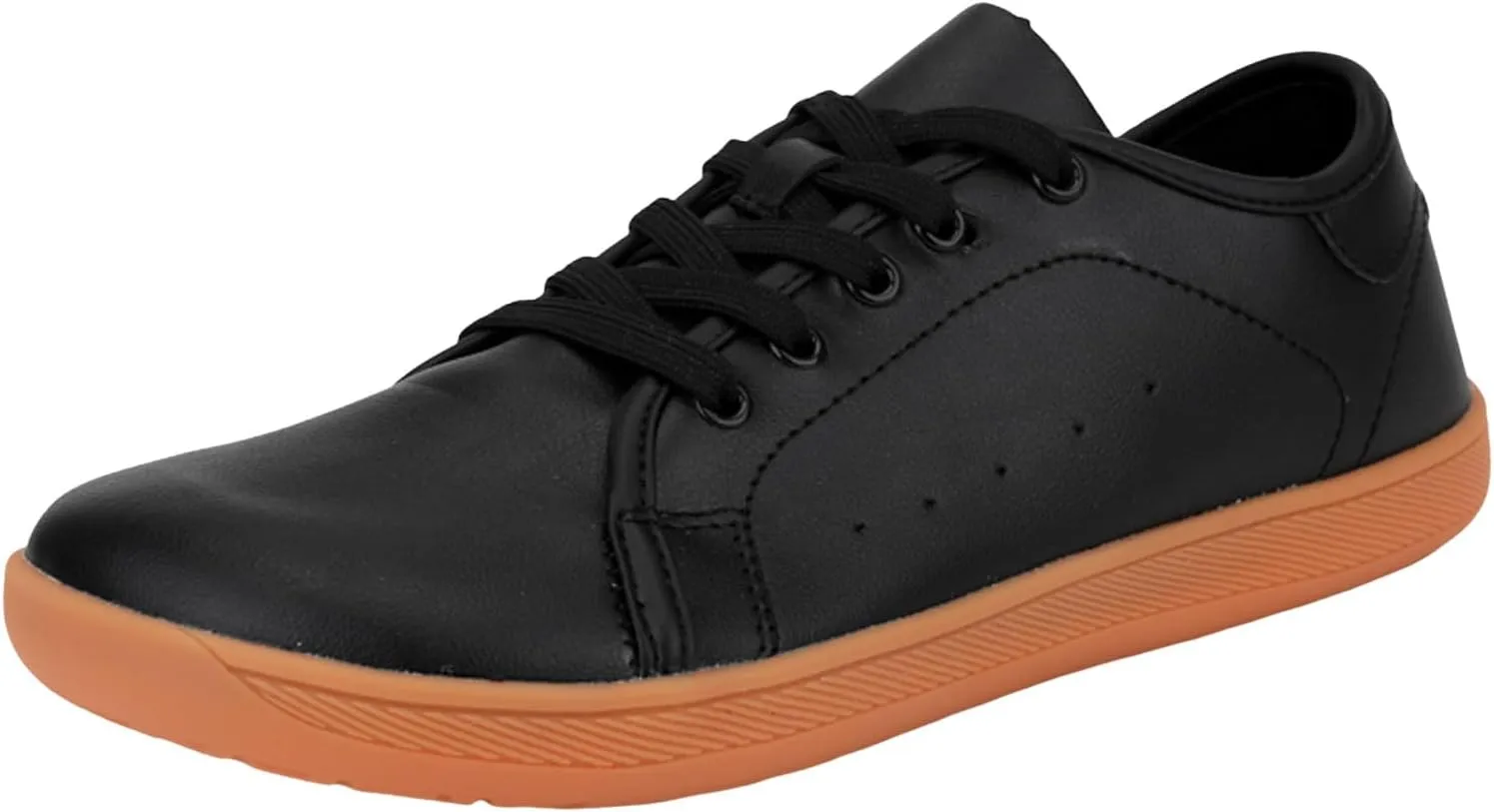 Slip on Walking Shoes for Men Comfortable PU Leather Memory Foam Breathable Fashion Low Tops Sneakers Non Slip Arch Support Vacation Training Gym Shoes Wide Width