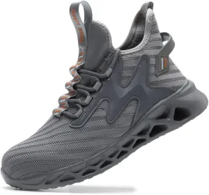 Steel Toe Work Shoes for Men Women Lightweight Comfortable Industrial & Construction Safety Boots
