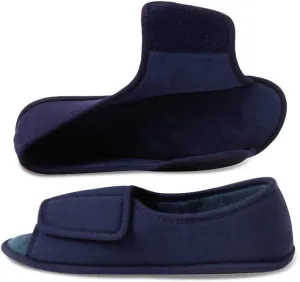 WALKFUN Men's and Women's Diabetic Shoes Open Toe Memory Foam Slippers Adjustable Closure Non-slip House Shoes