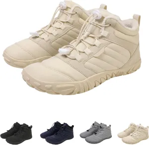 Winter Men's Women's Barefoot Shoes, Hiking Barefoot Winter Boots, Zero Drop Sole Trail Running Shoes Wide Toe Shoes