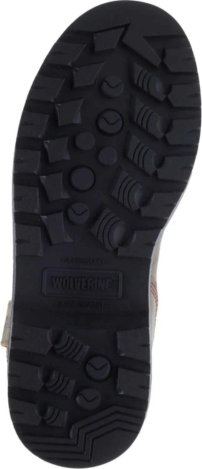 Wolverine Mens Dark Brown Leather Floorhand WP Wellington Work Boots