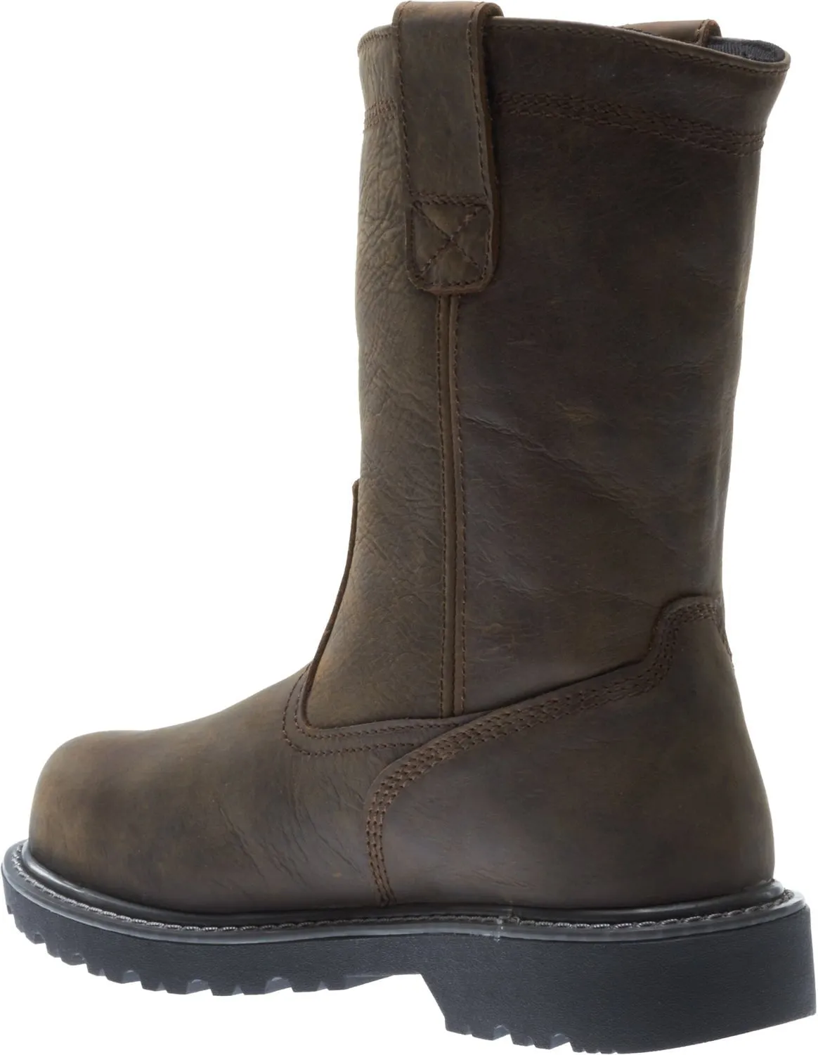 Wolverine Mens Dark Brown Leather Floorhand WP Wellington Work Boots
